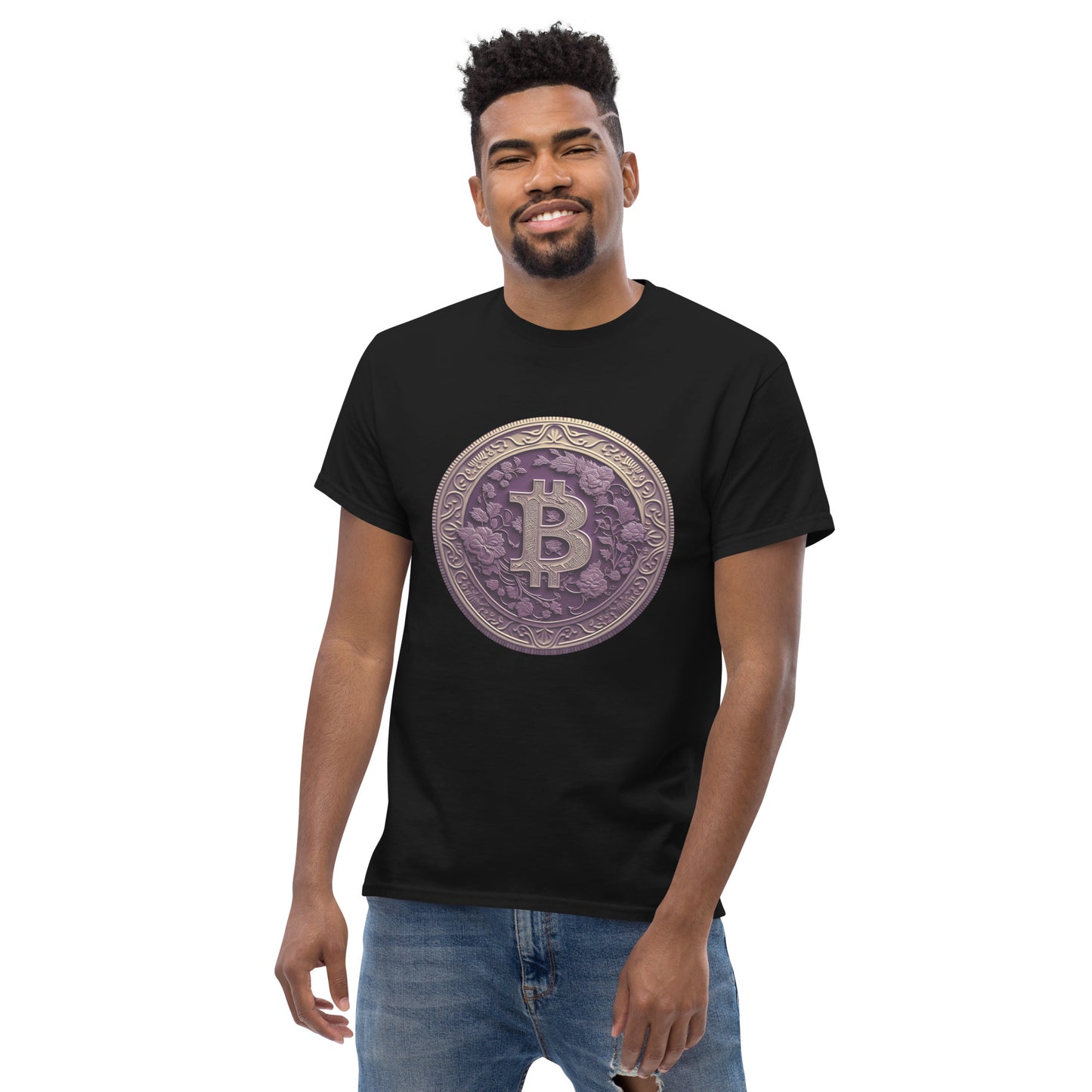 Gingerly's Purple Bit-coin T-Shirt