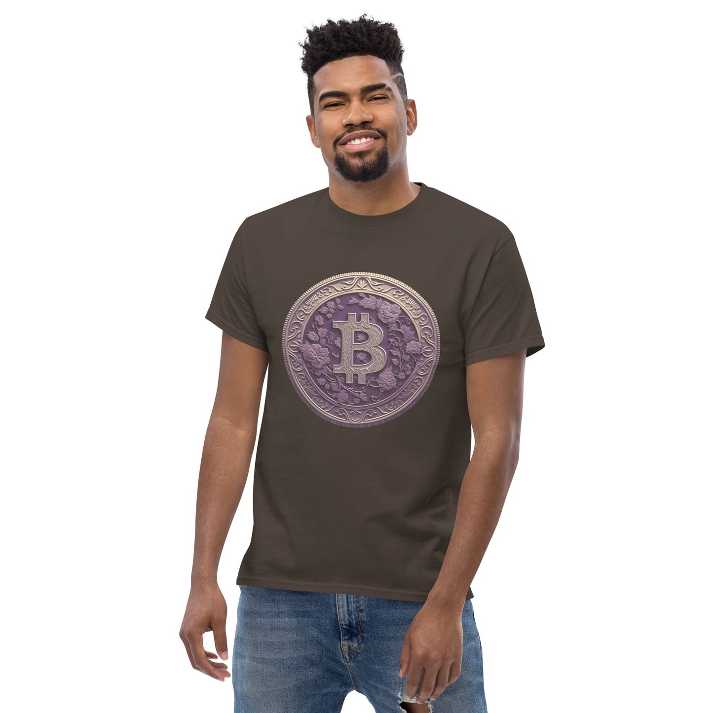 Gingerly's Purple Bit-coin T-Shirt