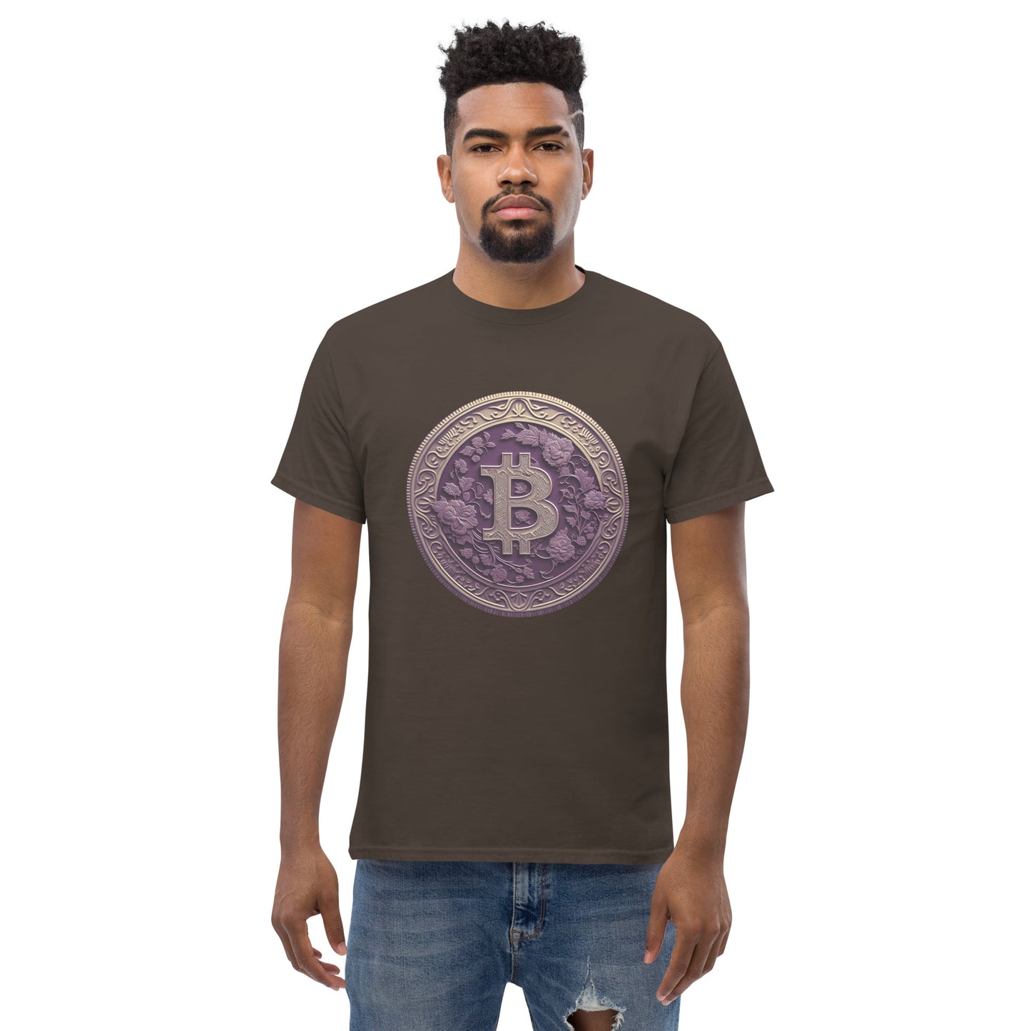 Gingerly's Purple Bit-coin T-Shirt