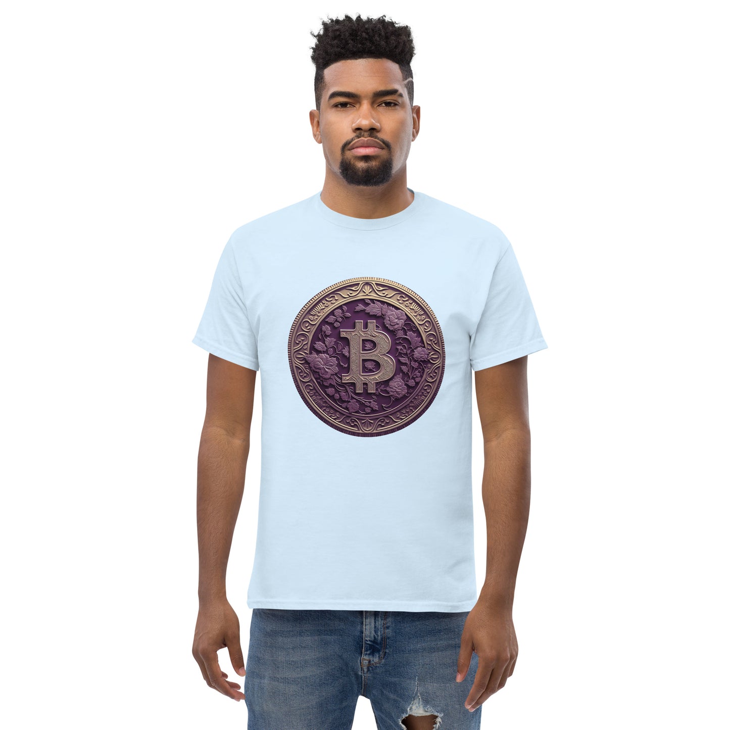 Gingerly's Purple Bit-coin T-Shirt