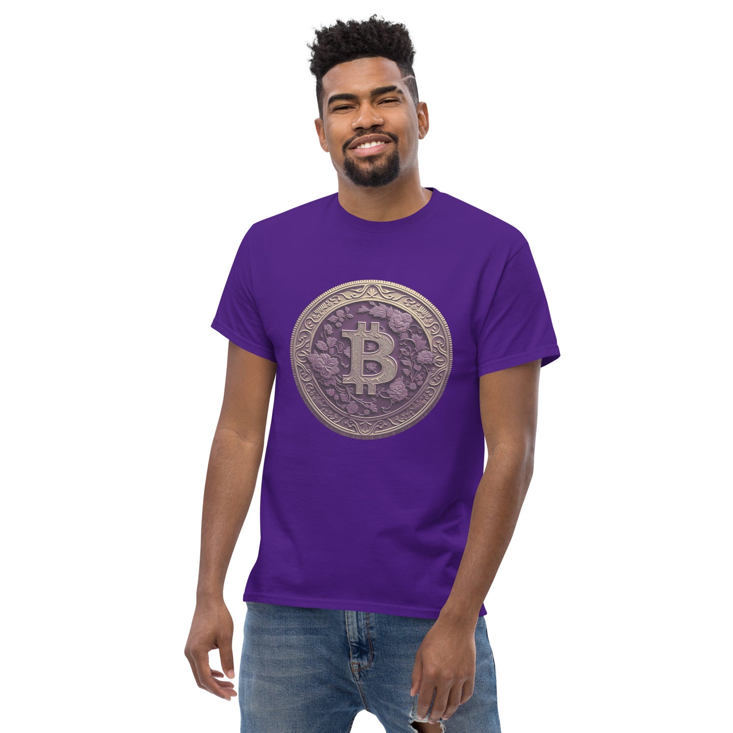 Gingerly's Purple Bit-coin T-Shirt